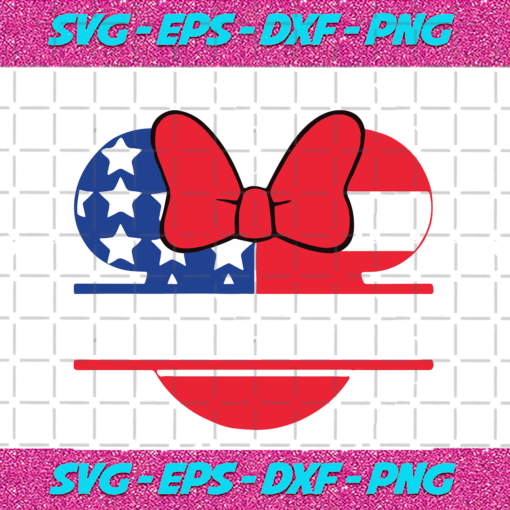 Mickey Head Independence Day Mickey Svg IN170824