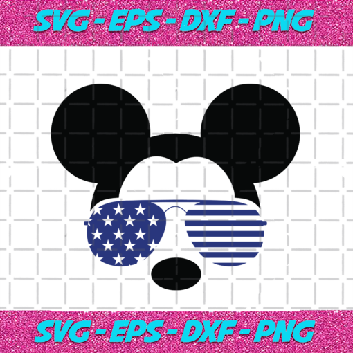 Mickey Head Independence Day Mickey Svg IN170832