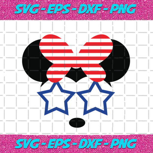 Mickey Head Independence Day Mickey Svg IN170834