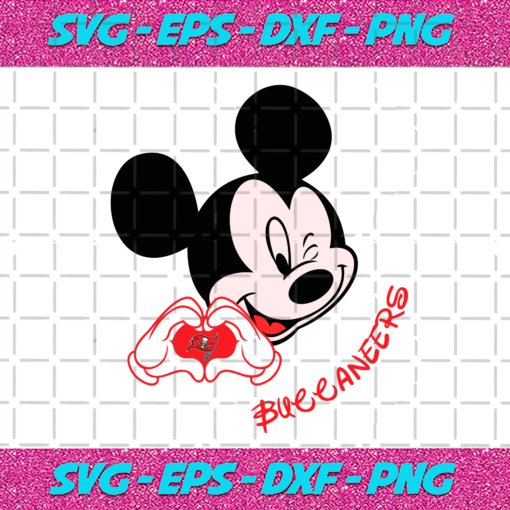Mickey Loves Buccaneers Svg SP2012021