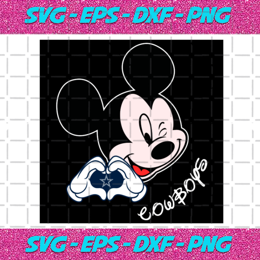 Mickey Loves Cowboys Svg SP2012021