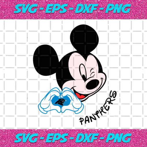Mickey Loves Panthers Svg SP2012021