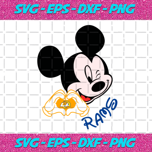 Mickey Loves Rams Svg SP2012021