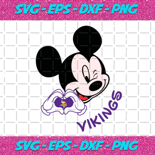 Mickey Loves Vikings Svg SP2012021