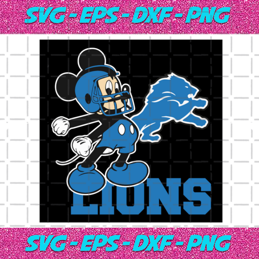 Mickey Mouse Lions Svg SP26122020