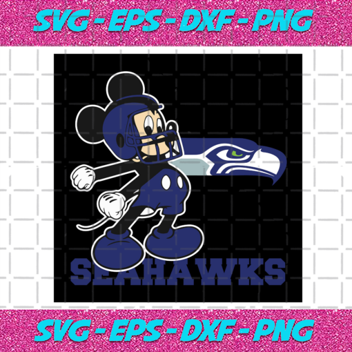 Mickey Mouse Seahawks Svg SP26122020
