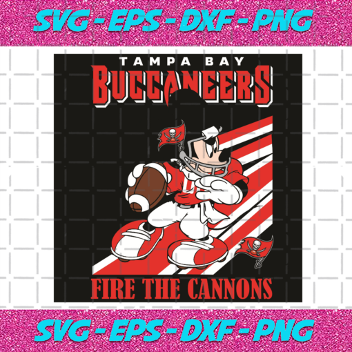 Mickey Tampa Bay Buccaneers Fire The Cannons Svg SP2601035