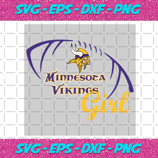 Minnesota Vikings Girl Svg SP26122020