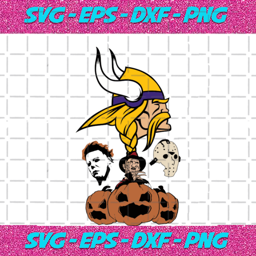 Minnesota Vikings Halloween Halloween Svg HW14092020