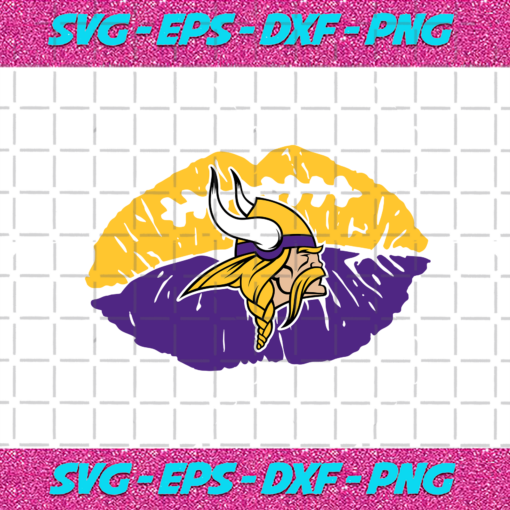 Minnesota Vikings NFL Lips Svg SP17122020