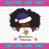 Minnesota Vikings Santa Black Girl Svg SP24122020