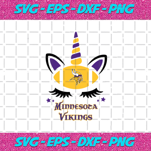 Minnesota Vikings Unicorn Svg SP31122020