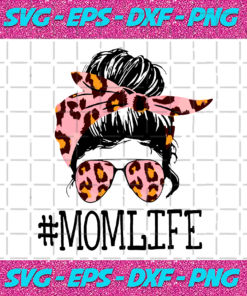 Mom life pink leopard mom life mom svg TD5102020