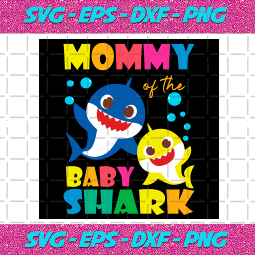 Mommy Of The Baby Shark Svg TD1312021