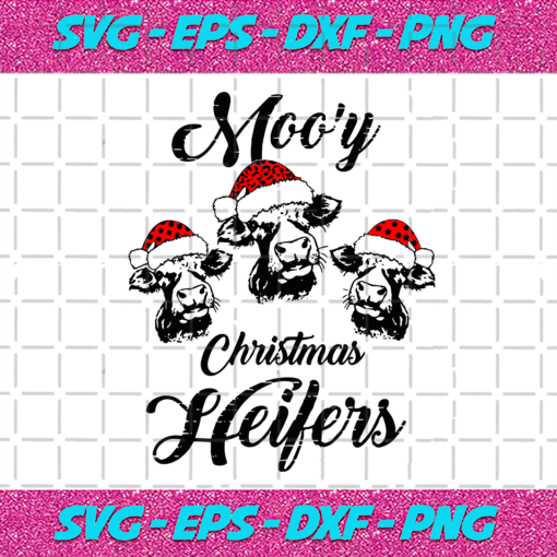 Moo Y Christmas Heifer Svg CM71220201
