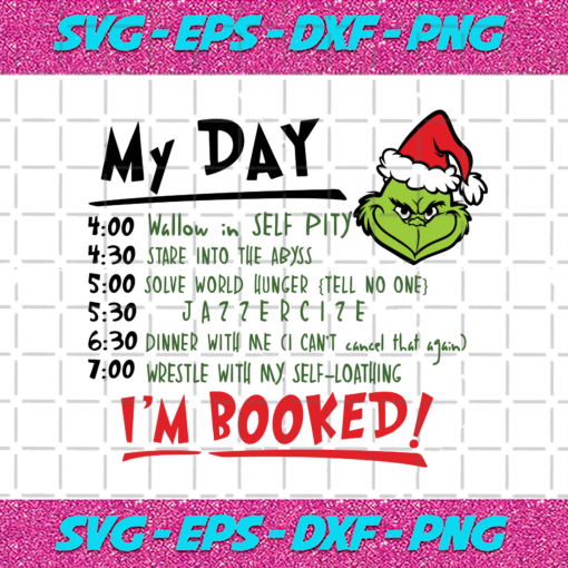 My Day Im Booked Christmas Svg CM16112020