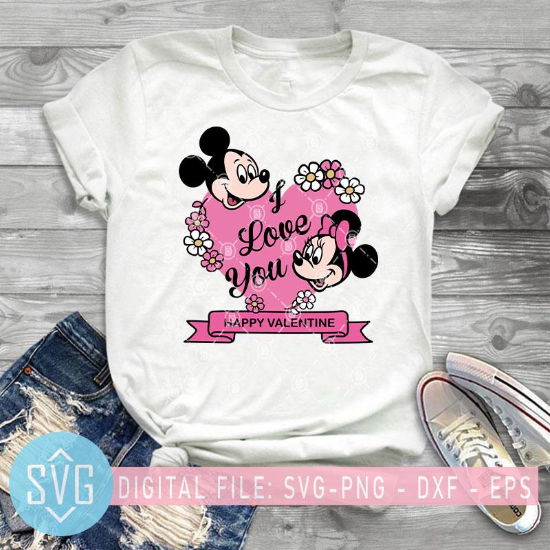 Disney Love SVG for cricut Mickey love SVG for Valentine Love svg Valentines day print for t-shirt
