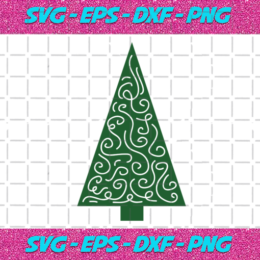 Simple Christmas Tree Svg CM1120208