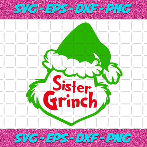 Sister Grinch Svg CM24112020