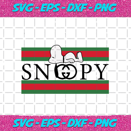 Snoopy Gucci Snoopy Svg TD08082020