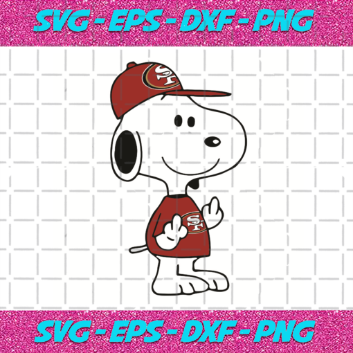 Snoopy San Francisco 49ers Svg SP2501074