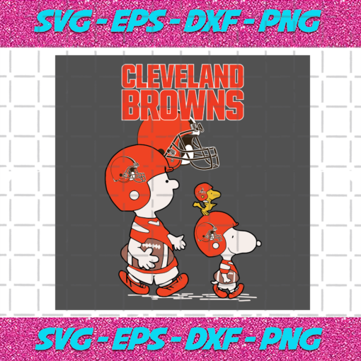 Snoopy The Peanuts Cleveland Browns Svg SP31122020