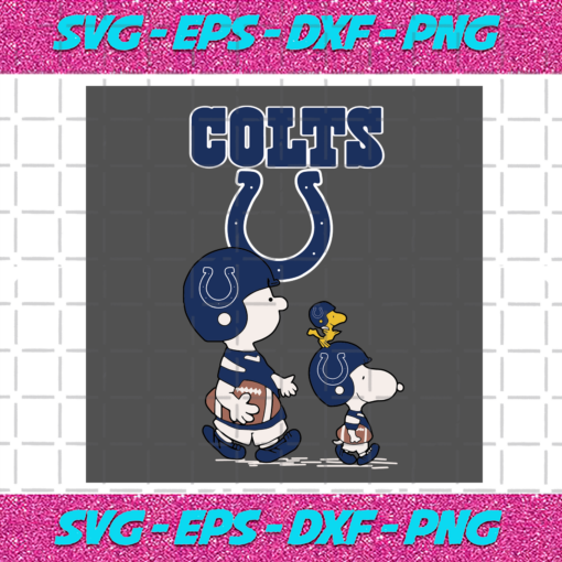 Snoopy The Peanuts Indianapolis Colts Svg SP31122020
