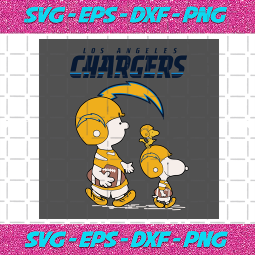 Snoopy The Peanuts Los Angeles Chargers Svg SP31122020