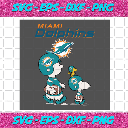 Snoopy The Peanuts Miami Dolphins Svg SP31122020