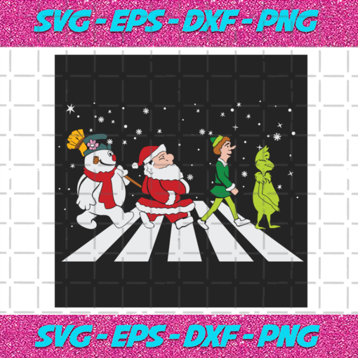 Snow Elf Santa Grinch Abbey Road Svg CM0112202013