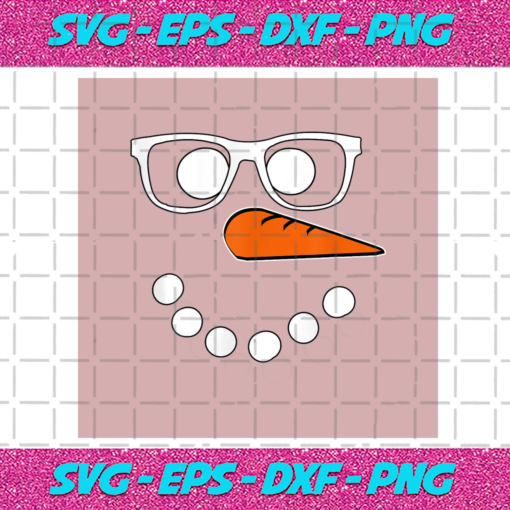 Snowman Face Wearing Glasses Png CM1811202042