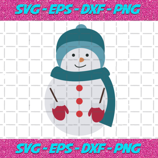 Snowman Wearing Beanie Svg CM231120204