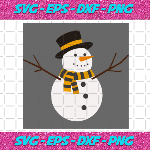 Snowman Wears Top Hat Svg CM23112020