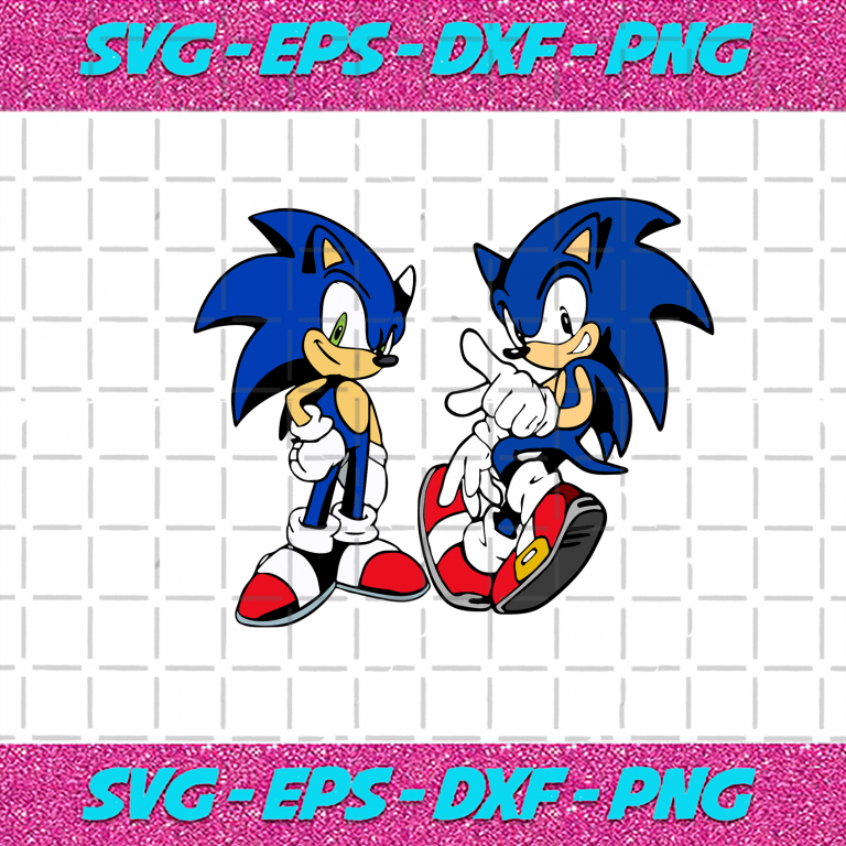 Sonic The Hedgehog Svg Sonic Svg Tails Svg Easy Cut Amy Svg Hedgehog ...