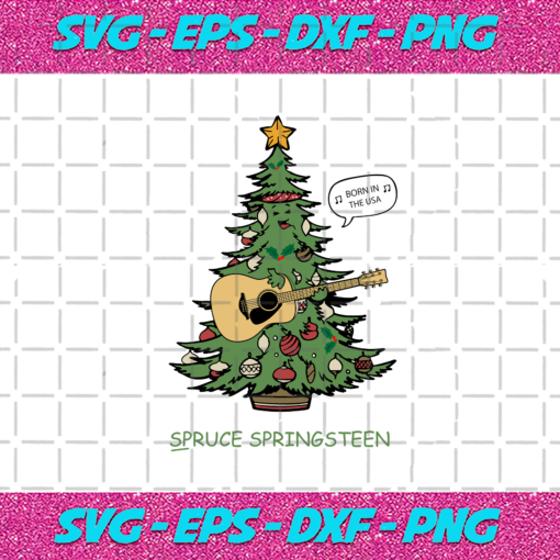 Spruce Springsteen Born In The USA Svg CM171220207