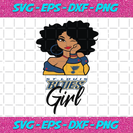 St Louis Blues Girl Sport Svg SP02102020