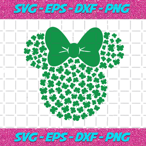 St Patrick Minnie Mouse Svg ST11012021