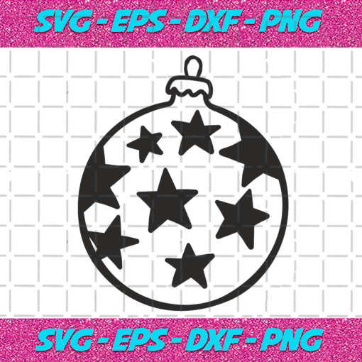 Star Christmas Ball Svg CM23112020