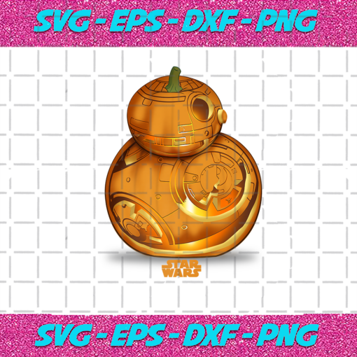 Star Wars The Force Awakens BB 8 Carved Pumpkin Halloween Halloween png HW12092020