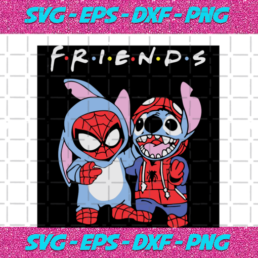Stitch Spider Friends Halloween Svg HW14092020