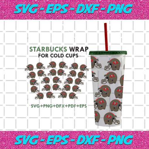 Tampa Bay Buccaneers Starbucks Wrap Svg SP10012021