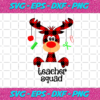 Teacher Squad Plaid Reindeer Svg CM21122020