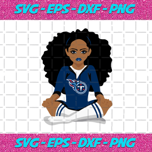 Tennessee Titans Black Girl Svg SP22122020