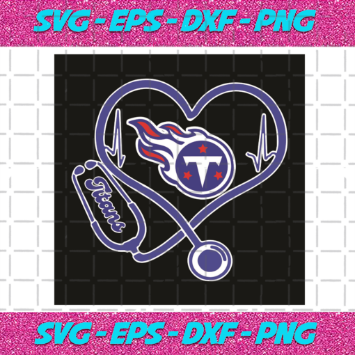 Tennessee Titans Heart Stethoscope Svg SP30122020