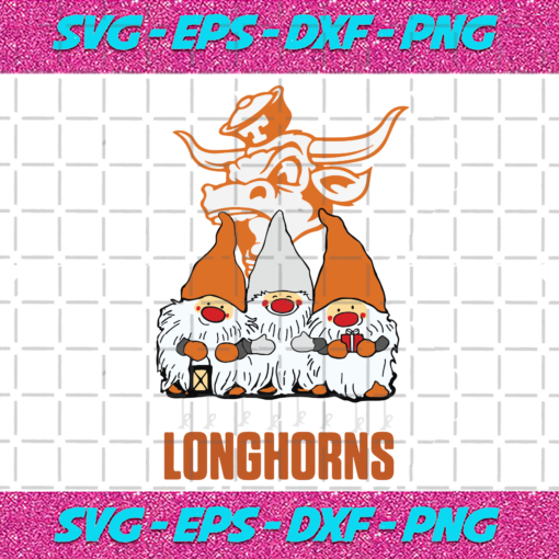 Texas Longhorns And Triples Gnomes Sport Svg SP02102020