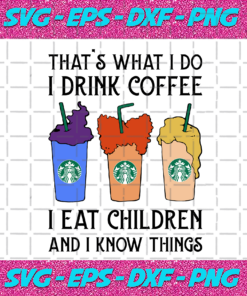 That s what I do I drink coffe Halloween svg HW8102020