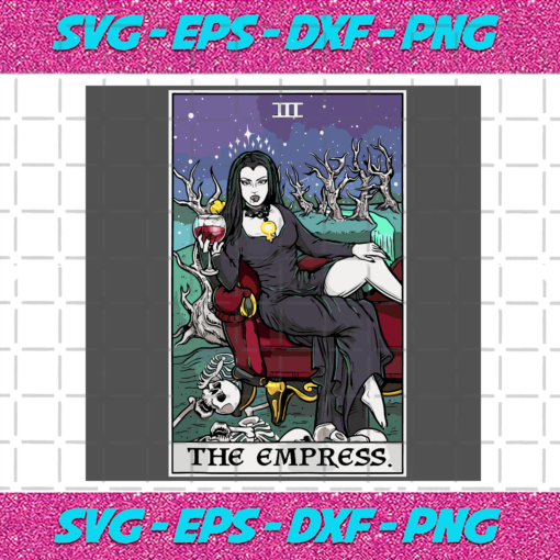The Empress Tarot Card Halloween Svg HW14092020