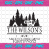 The Wilsons Family Camping Trending Svg TD29082020