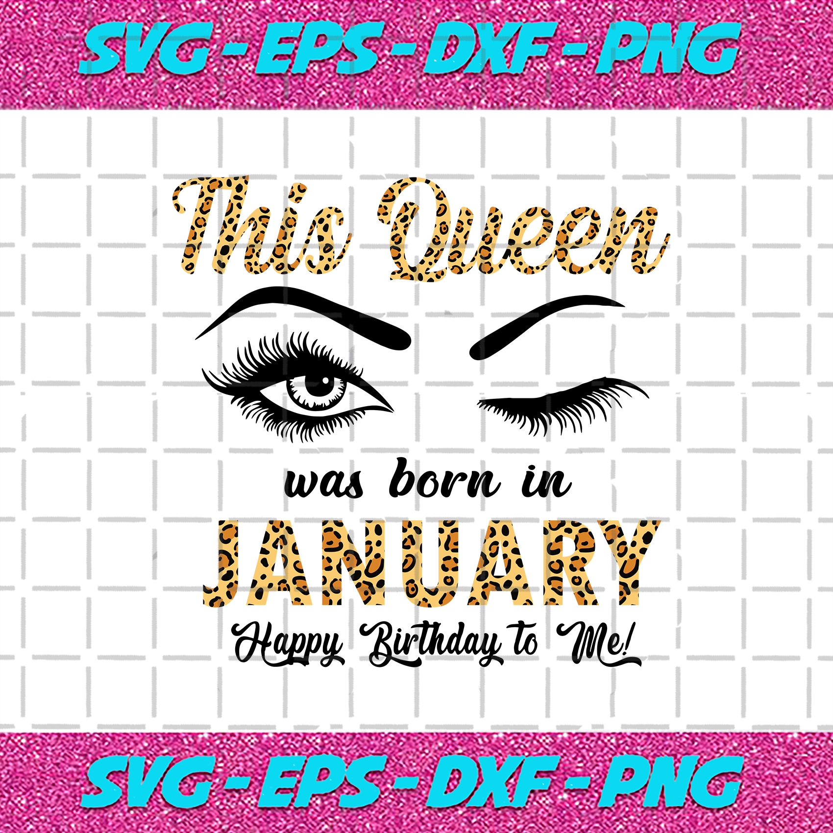 Born In January January Svg A Queen Was Born In January Svg Birthday Svg Birthday Gift January Queen Queen Svg