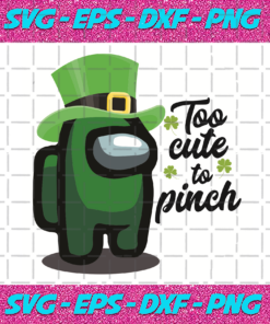 Too Cute To Pinch Patrick Among Us Svg ST2901002